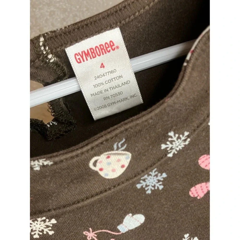 2008 Vintage Gymboree Winter‎ Dress Brown Size 4